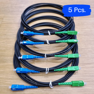 Patch cord INDOOR SC/UPC-SC/APCSMG657A13MM3M สายกลม (หัวเขียว-ฟ้า)