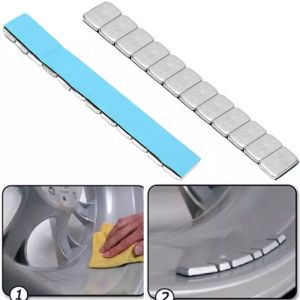 100Pcs 2.1 oz 60g Adhesive Tire Wheel Balancing Weights Stick For Motorcycle Auto Cars