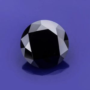 Batu Moissanite Asli Berlian Intan Hitam Diamond Black Moissanite