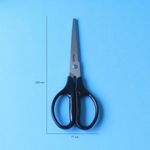 Bantex Gunting Kertas / Office Scissor Pegangan Simetris Pisau Tajam Anti Karat Ukuran 210 mm