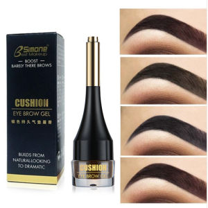 4 Colors Eyebrow Cream Enhancers Long-lasting Waterproof Air Cushion Dye Eye Brows Gel Brown Tinted With Brush Liquid Eyebrows