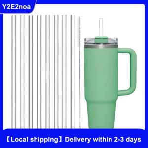 【Local shipping】 6 Pack Replacement Straws Compatible Stanley 40oz Tumbler Plastic Clear Reusable For Travel Tumbler Ice Cup Straw Set