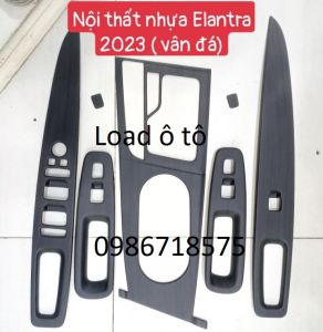 Ốp Nội Thất Vân Đá Xe Huyndai Elantra 2026-23 Mẫu Nhựa ABS Cao Cấp