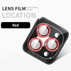 Luxury Camera Lens Protector For iPhone 16 11 12 13 14 15 Pro Max Glitter Bling Protective Glass For iPhone 12 13 Mini Ring lens Cover Screen Protector