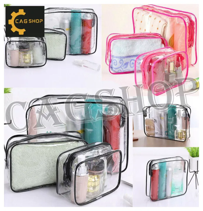 Cosmetic Bag The Little Clear Bag NEEDWAY Clear Mesh Bag, Change
