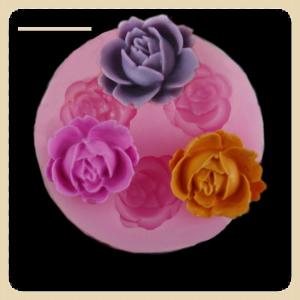 [COD] 3d rose flower silicone fondant mold cake decor chocolate sugar craft baking mold