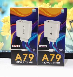 Charger HP OPP A79 5G 120W Super VOOC Quick Charge 3.0 Support Fast Charging