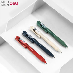 Deli By Deli 0.5mm Gel Pen Ballpen Perfect Smooth Black Ink 1Pc NS646
