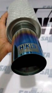 Knalpot Mobil HKS Bass Adem Bulet Ujung Stainles Biru Inlet 2inc Kenalpot Mobil Avanza Vios Sedan Kijang Xenia Ayla Agya March Mobilio Brio Calya Jazz Yariz Pick Up Grand Max Sigra Luxio Wuling Karimun Apv Sirion Ertiga Carry HKS