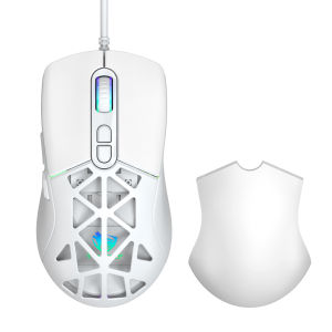 (HD1)T-WOLF Thunder Wolf G520 Game Mouse RGB Illuminated gaming mouse 7 Keylight Office Business Detachable Back Cover