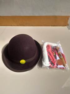 Atribut pramuka wanita+ topi boni rajut/laken 1set paket HEMAT