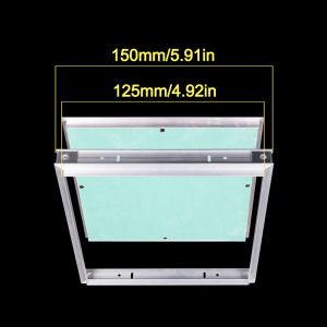 YUDESHUI Aluminum alloy Cement Board Access Panel Invisible Moisture-proof Maintenance Access Port Durable Anti-corrosion Ceiling Inspection Hole