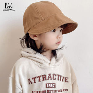 LouisWill Kids Sun Hat Children Summer Hat Fisherman Hat Casual Sport Sun Hats Portable Beach Cap Large Brim Cap Sun Protection Cap UV Protection Hat With Windproof Rope for Kids Outdoor Travel