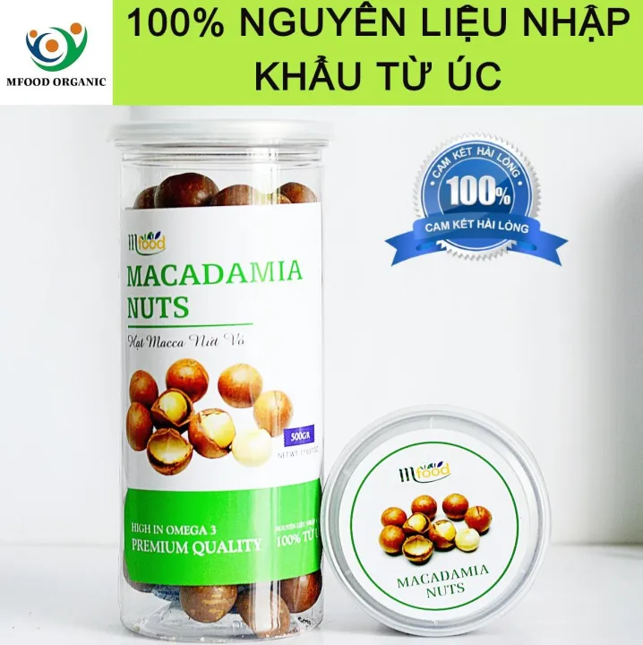 500G Hạt macca úc vỏ nứt tự nhiên