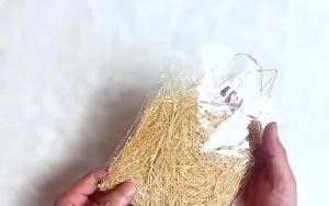 Natural Raffia Grass Material Fibre Aviary Canaries Chicken Soft Nest Filler for atiel Love Bird