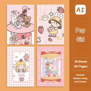 Hami A5 Creative Cartoon Pattern Notebook Exercise Book Line Notepad Student Note Book 32 Sheets 1PC