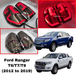 Ford Ranger Raptor T6 T7 T8 Tail Light Tail Lamp Taillight Taillamp (2012 to 2021)(No Bulbs) LED Rear Signal Brake