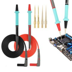 Silicon mềm ngọn lửa chống cháy vạn năng Đầu dò 4replaceable kim thép tip cho thử nghiệm chính xác thiết bị điện tử sửa chữa