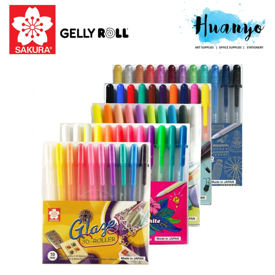 Sakura Gelly Roll Gel Pen Set,Moonlight Metallic Regméthanol,3D - Foto 4