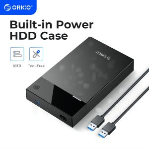 ORICO 3.5 HDD Case with 12W1A Built-in Power Protable Hard Drive Enclosure SATA to USB 3.0 Supply Support UASP Box