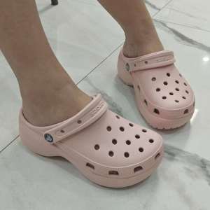 Crocs Beja mid-top cal sandals for women slippers pure rubber material washable OEM