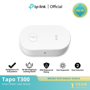 TP-Link Tapo T300 IP67 Waterproof Smart Water Leak Sensor Drip & Leak Alert Up to 90dB Alarm TP LINK TPLINK