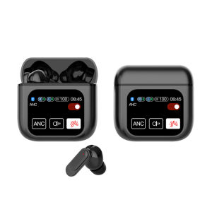 SE60 screen Bluetooth Earphones With Noise Reduction And Ultra Long Battery Life TWS Wireless In Ear Color Screen Touch Earphones