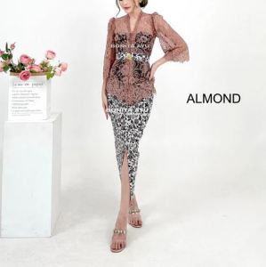 SET KEBAYA BALI BONITA AYU SIGNATURE – RANCANGAN DESAINER AYU KARTIKA BROKAT PREMIUM EKSKLUSIF KUALITAS TINGGI*size s/m/L/XL