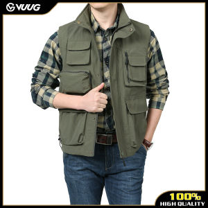 Vuug Vest Nam Thường Ngày đa chức năng Áo Ghi Hình Chụp ảnh thể thao ngoài trời nhanh khô chống thấm nước hợp thời trang áo vest kích thước lớn