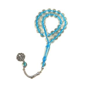 Smooth Islamic Prayer Bead Necklace 33 Bead For Travel Mosque Visits And Comfortable Grip Religious Meditation Practice