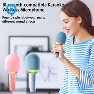 UTOPUS Wireless Wireless Microphone Bluetooth Singing Karaoke Microphone Speaker  Audio Integrated Music Player