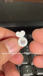 10pcs Sturdy Earring Backs for Heavy Earrings with Comfortable Wear Acrylic Materials for Sensitive Skin Casual Wear