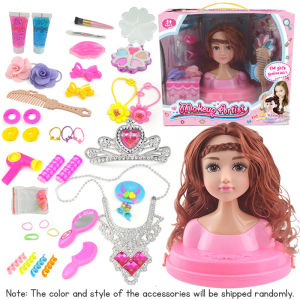 Makeup Toys for Girls Kids Makeup Set Kids Doll Styling Head Children Make up Set