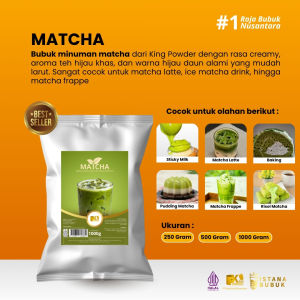 Bubuk Minuman Regular Rasa Matcha Powder Drink Matcha