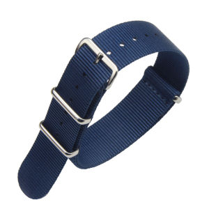 Navy Blue Nato Nylon Watch Strap 20mm Nato Nylon Striped Watch Strap 22mm Watchband Strap Ezsy Fit Canvas Strap 24mm