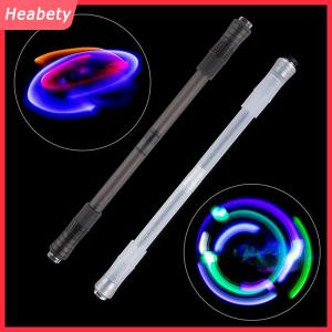 Heabety Chống trượt thoải mái quay bút flash xoay chơi game Gel bút vui xoay bút với đèn flash LED
