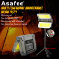 โคมไฟทำงาน LED พลังงานแสงอาทิตย์อเนกประสงค์ Asafee T13 พกพาสะดวก สำหรับใช้งานกลางแจ้งและตั้งแคมป์ พับได้ 90 องศา ชาร์จแบบ Type-C กันน้ำ IPX4 ความสว่าง 1200 ลูเมน. 