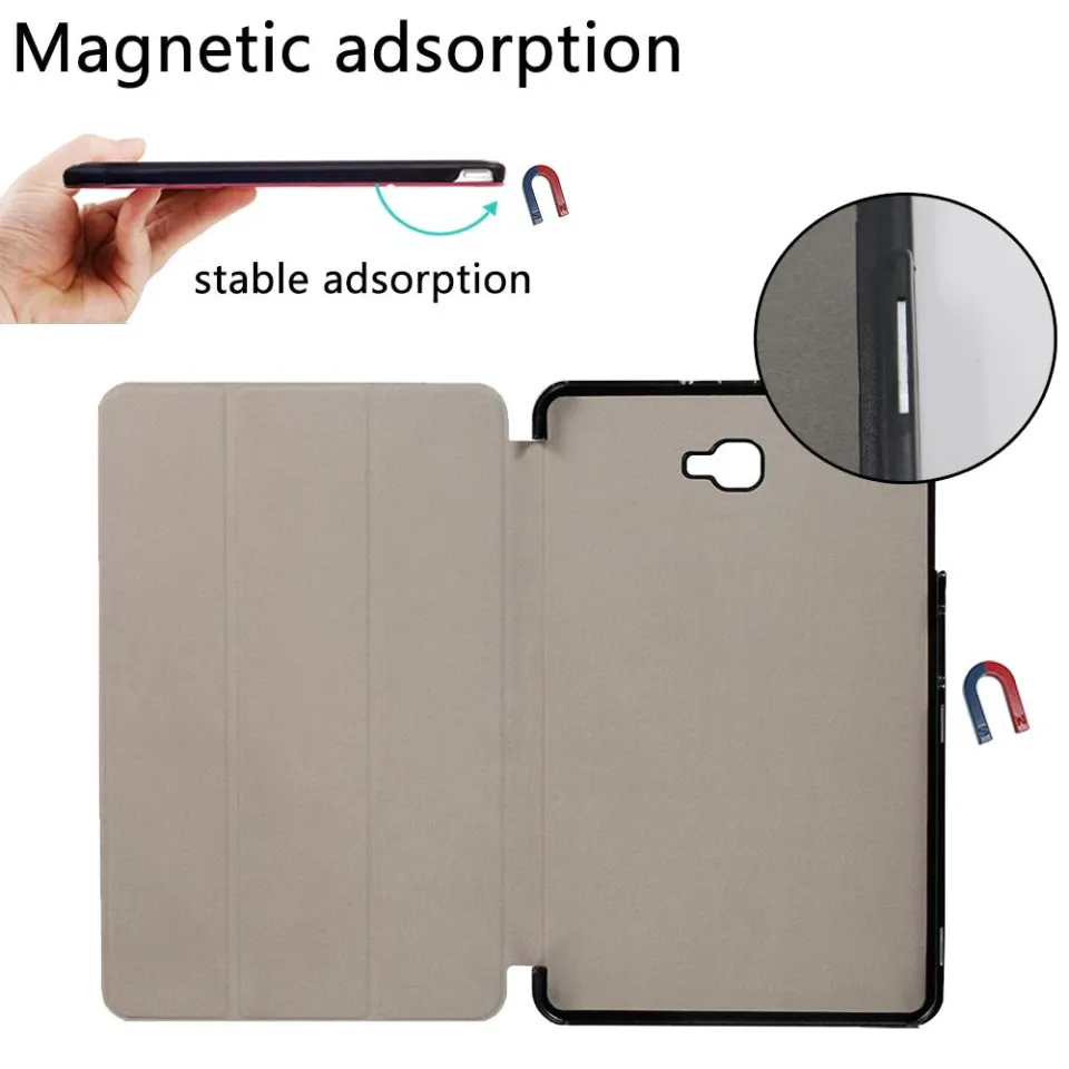 SM-T580 Tab A6 2016 Slim Smart Case Cover- For Samsung Galaxy