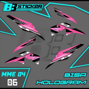 Striping Stiker Variasi Mio M3 BISA HOLOGRAM Setriping Setiker Sticker Semi Fullbody Mme 4