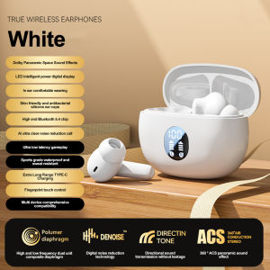 Kebememe không dây TWS nhỏ tai nghe bluetooth 5.3 Tai nghe IPX4 chống thấm nước Tai nghe không dây chân thật chơi game tai nghe thể thao