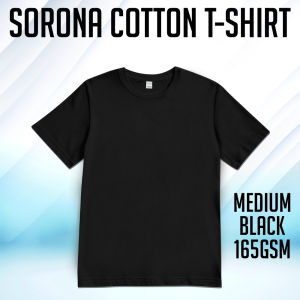Printleaf Quaff Soft Stretch Sorona Cotton T-Shirt Black and White Colors sizes S M L XL