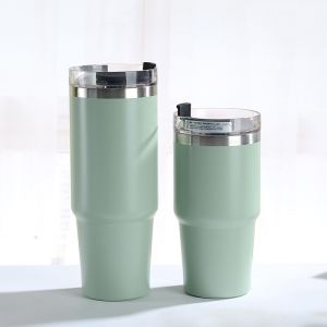 Local Stock Stainless Steel Double Wall Tumbler Thermos Thermal Cup with Straw - 590ml (20oz) / 890ml (30oz)