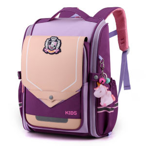 New 6-wheel 2-wheel Trolley Bag Primary School Students 1-6 Grade Boys Girls Lightweight Ridge Protection Waterproof  Large Capacity Backpack
