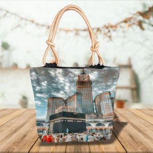 (Grosir) Totebag Tali Sumbu Oleh Oleh Umroh Haji beli 12 harga otomatis jadi 21rb