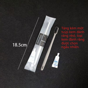 [Giao hàng tại địa phương] 100 chiếc Bộ bàn chải đánh răng dùng một lần khách sạn Ống hút lông mềm Đồ vệ sinh đóng gói riêng