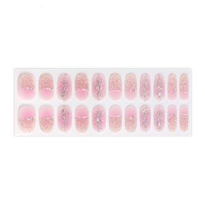 1Set Full Wraps Nail Stickers Nails Polish Strips Adhesive DIY Nail Art Decals Nail Wraps for DIY Nail Art Decorations
