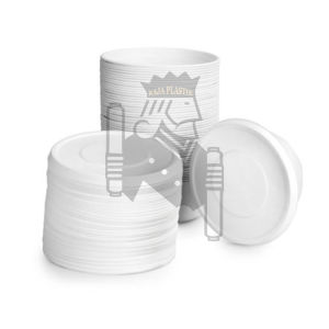 Bagasse Eco Round Bowl 850 ml (White) Putih Mangkok Bulat Take Away 850ml