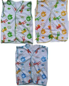Baju Bayi Newborn Lengan Kutung Motif Halus Lembut