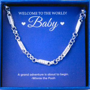 Dây Chuyền Bạc Ta Duy Hiển Quà Tặng Bé Trai Kiểu Dây Đúc Đặc Khỏe Khoắn Nhiều Kiểu Dáng