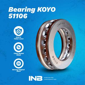 Laker Bearing 51106 KOYO Bearing Pompa Jack Cleaner INB Original KOYO